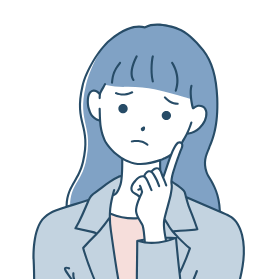 悩む人